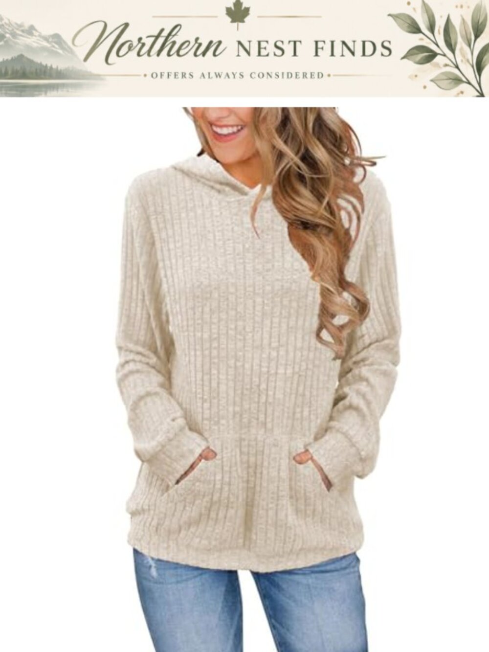 Women's Oversized Hoodie Sweatshirt Pullover with Pockets